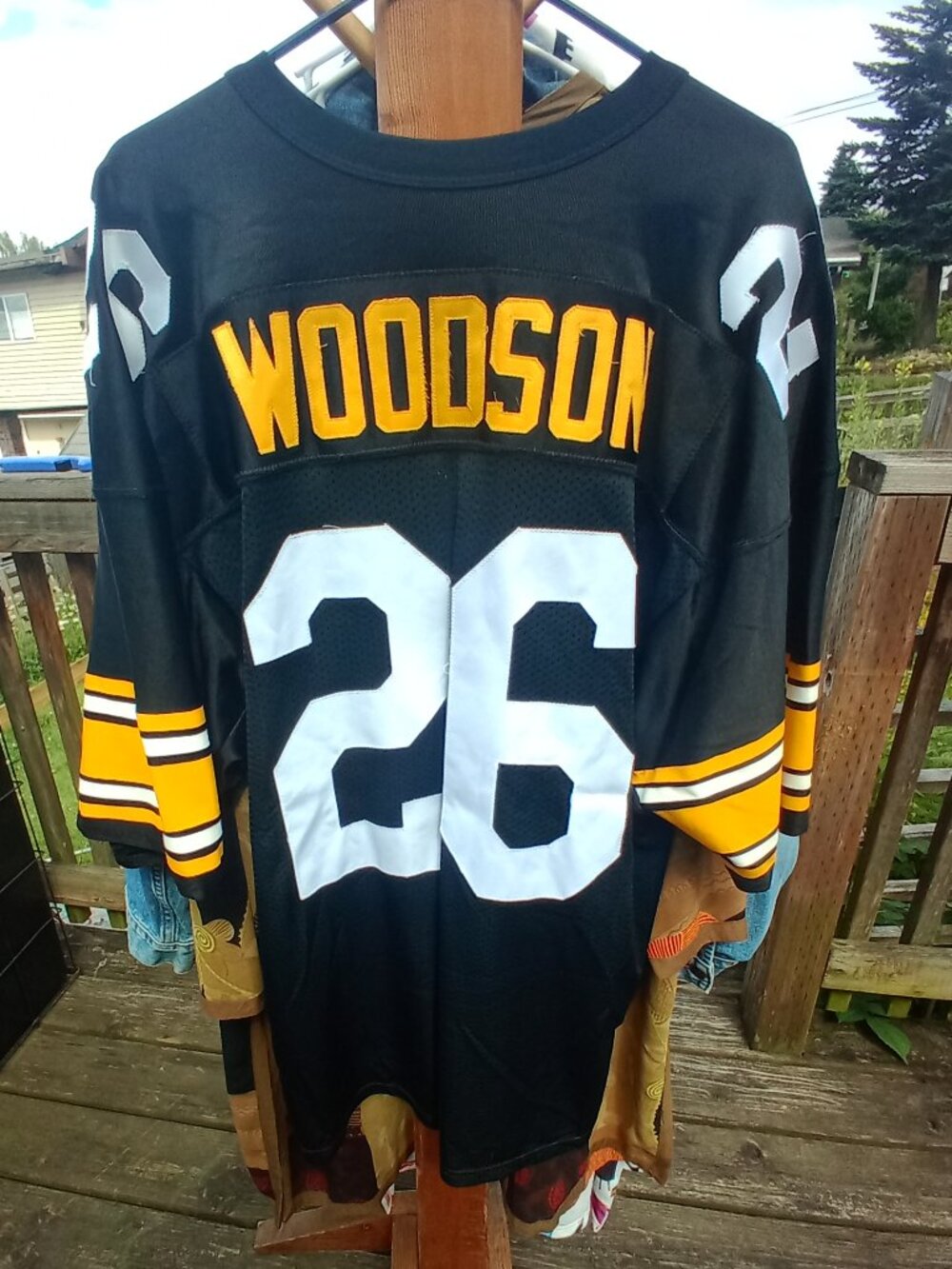 Russell Athletic Pittsburgh Steelers Rod Woodson Fully stitched NFL Jersey